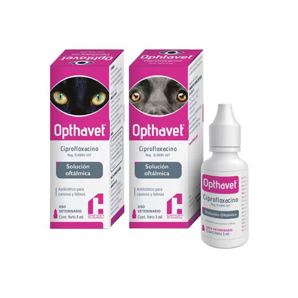 Opthavet Solución Oftálmica para Perros y Gatos 5 ml