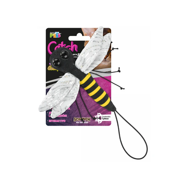Juguete Libélula Lanza y Atrapa con Catnip | Fancy 