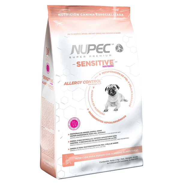 Nupec Sensitive Skin Raza Pequena 8 Kg