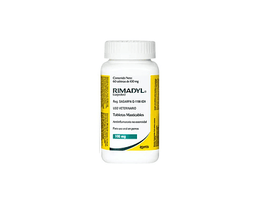 Rimadyl 100mg - 60 Comprimidos Masticables -