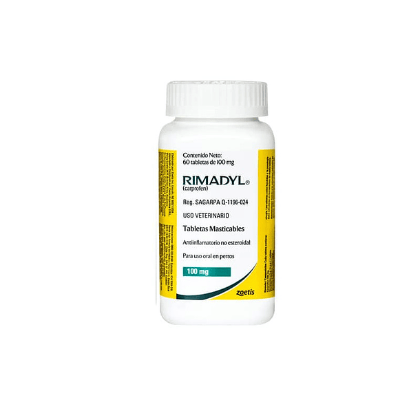 Rimadyl 100mg - 60 Comprimidos Masticables -