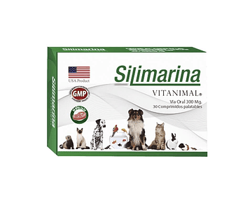 Silimarina 120mg - 30 comprimidos palatables
