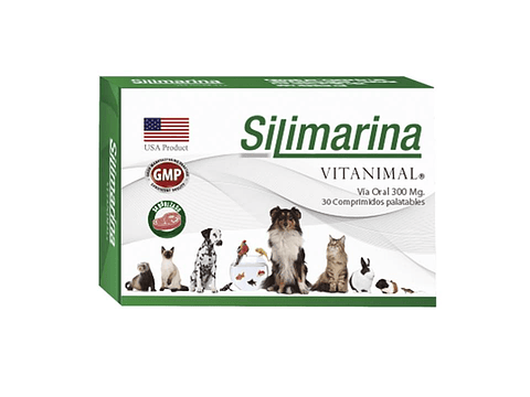 Silimarina 120mg - 30 comprimidos palatables