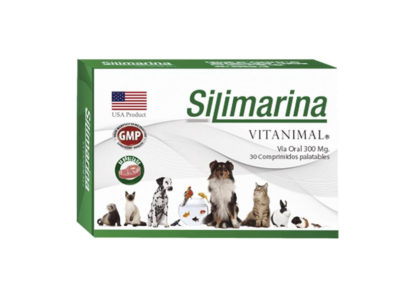 Silimarina 120mg - 30 comprimidos palatables 1