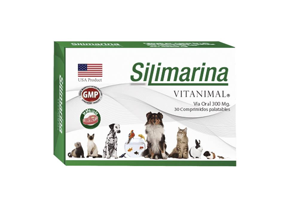 Silimarina 120mg - 30 comprimidos palatables 1