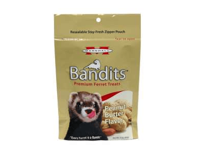Marshall Bandits - Premium Ferret Treats - Mantequilla de Mani 85gr