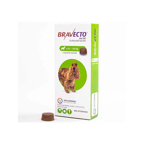 Bravecto 10 a 20kg - 3 meses 