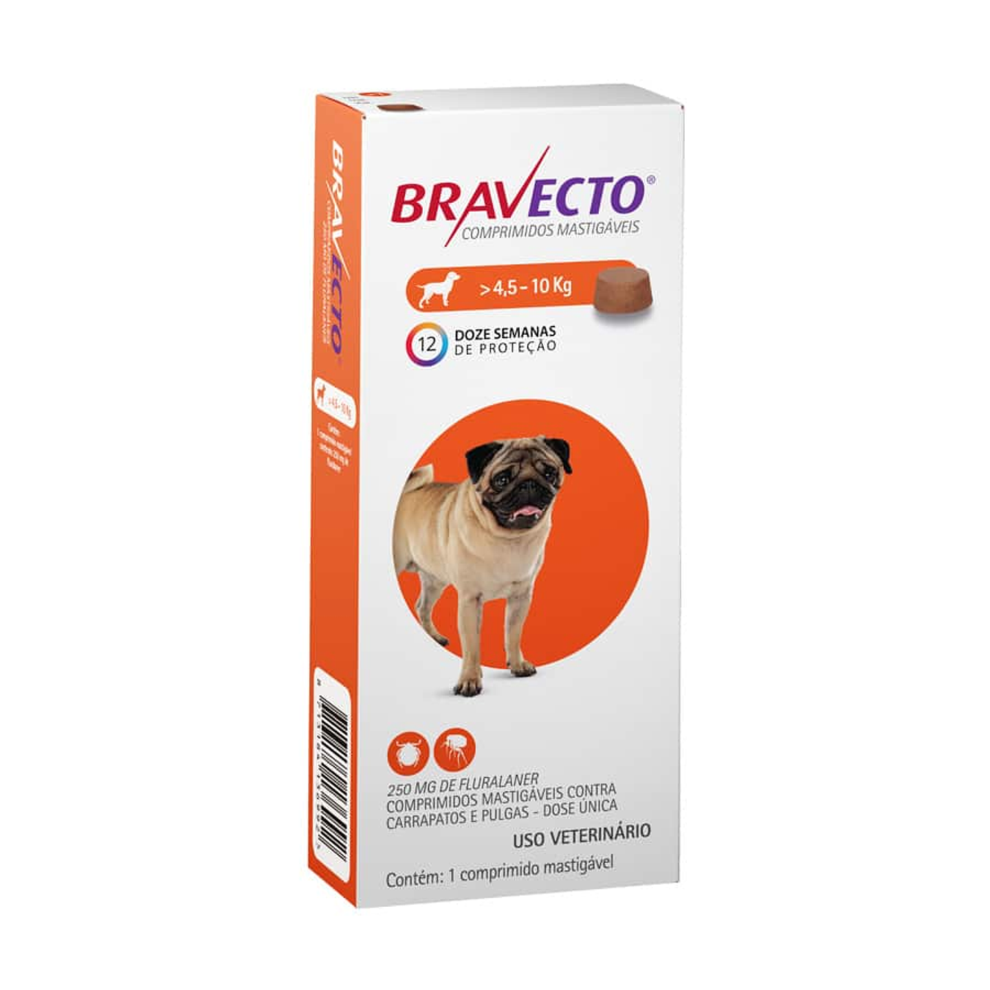 Bravecto 4,5 a 10 kg - 3 meses  1