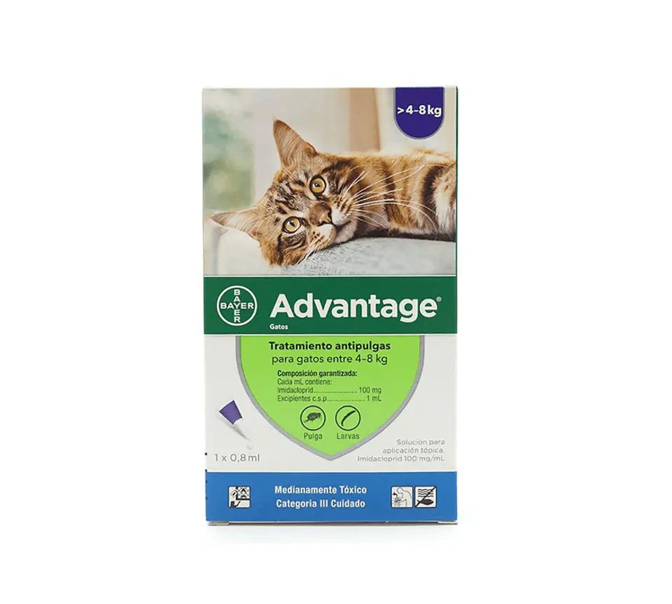 Advantage para gatos de 4-8kg 1