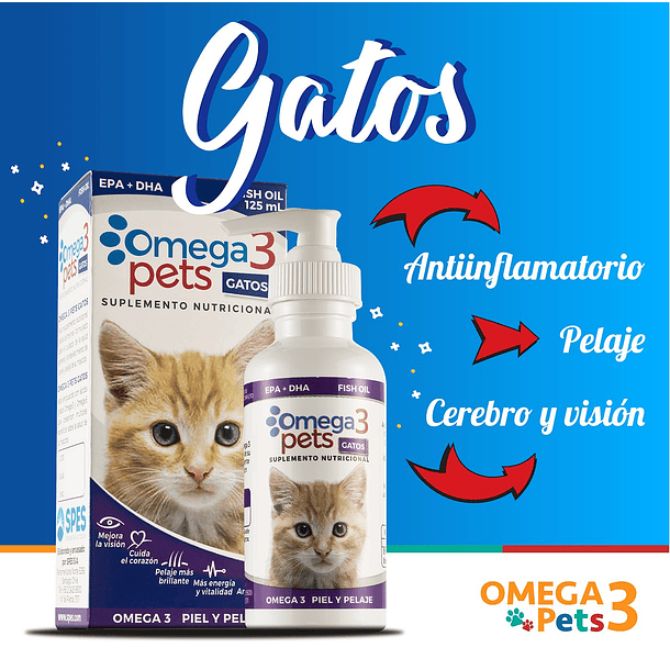 Omega 3 Pets Gatos 125ml