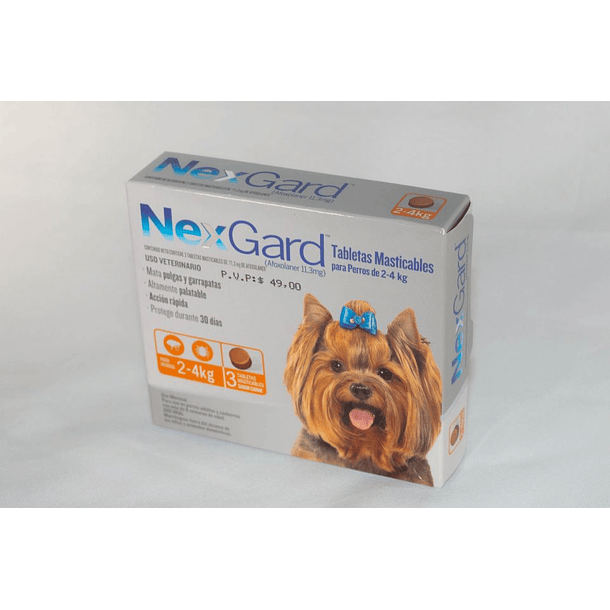 Nexgard 2 a 4kg - 3 comprimidos