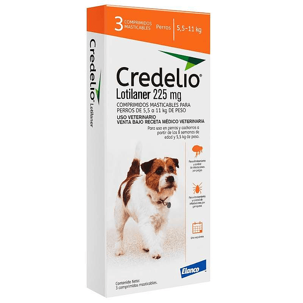 Credelio para Perros de 5,5 - 11kg - 3 comprimidos