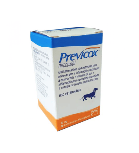 Previcox 57mg - 60 comprimidos