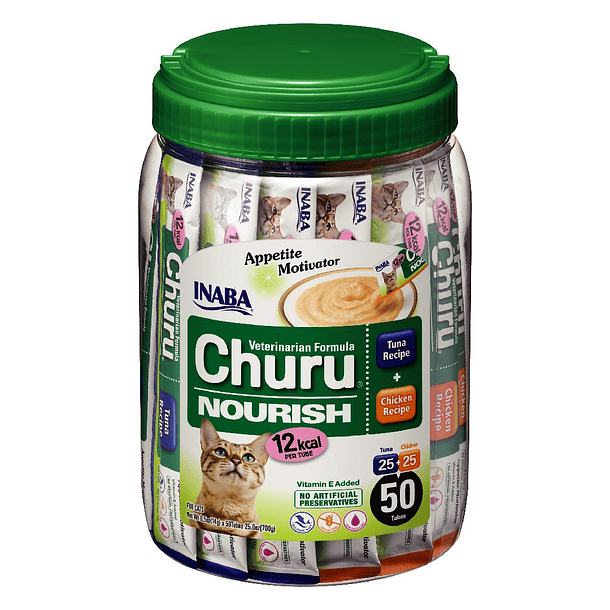 Churu Nourish - Estimulante del apetito - Frasco 50 unidades