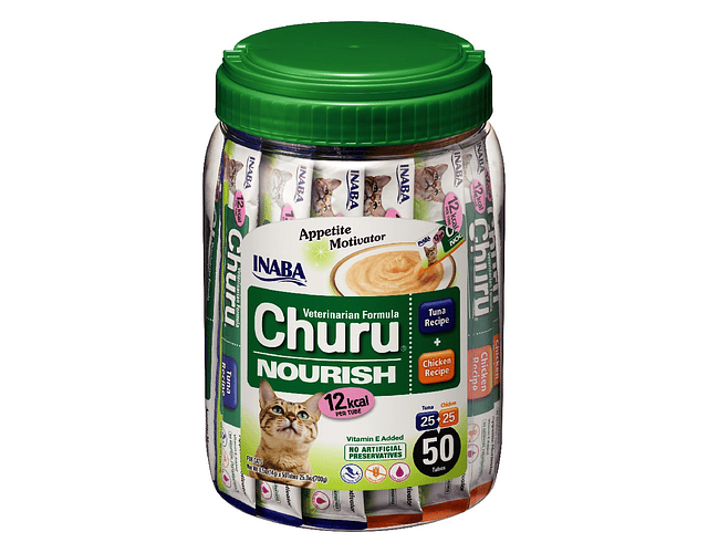 Churu Nourish - Estimulante del apetito - Frasco 50 unidades