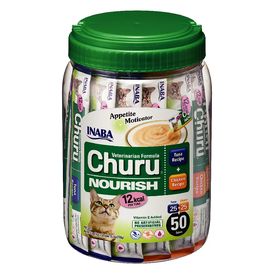 Churu Nourish - Estimulante del apetito - Frasco 50 U - vence 03 junio 2026 1