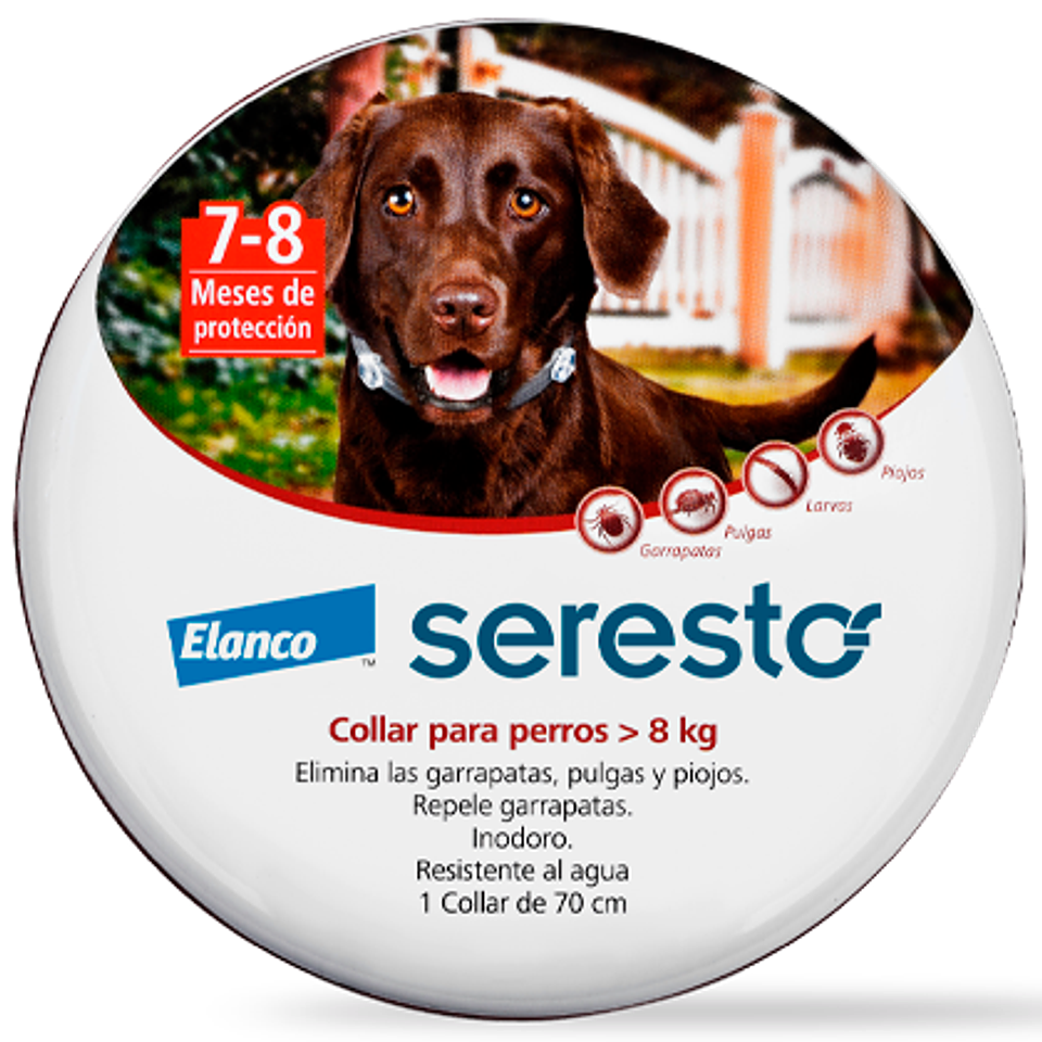 Seresto Collar para perros de mas de 8kg - Collar Seresto 1