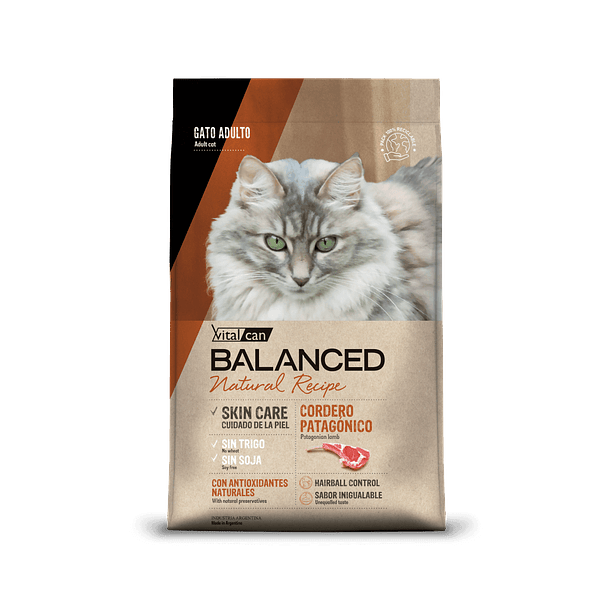 Balanced Cordero para Gatos 3kg