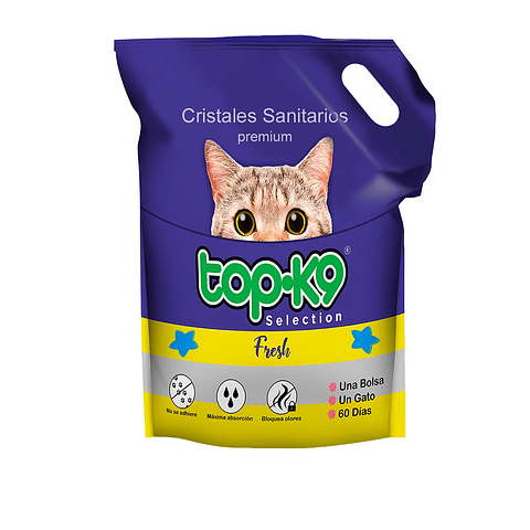 Cristales de Silice Topk9 - 3,2kg - Arena de Silice