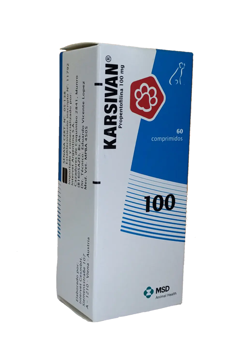 Karsivan 100mg - 60 comprimidos 1