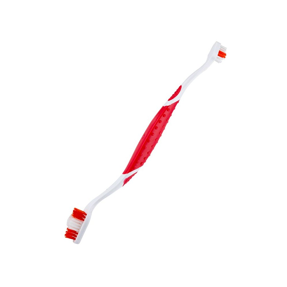 Cepillo de Dientes Doble Mango para perros y gatos 2