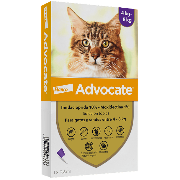 Advocate para Gatos Grandes 4 a 8kg