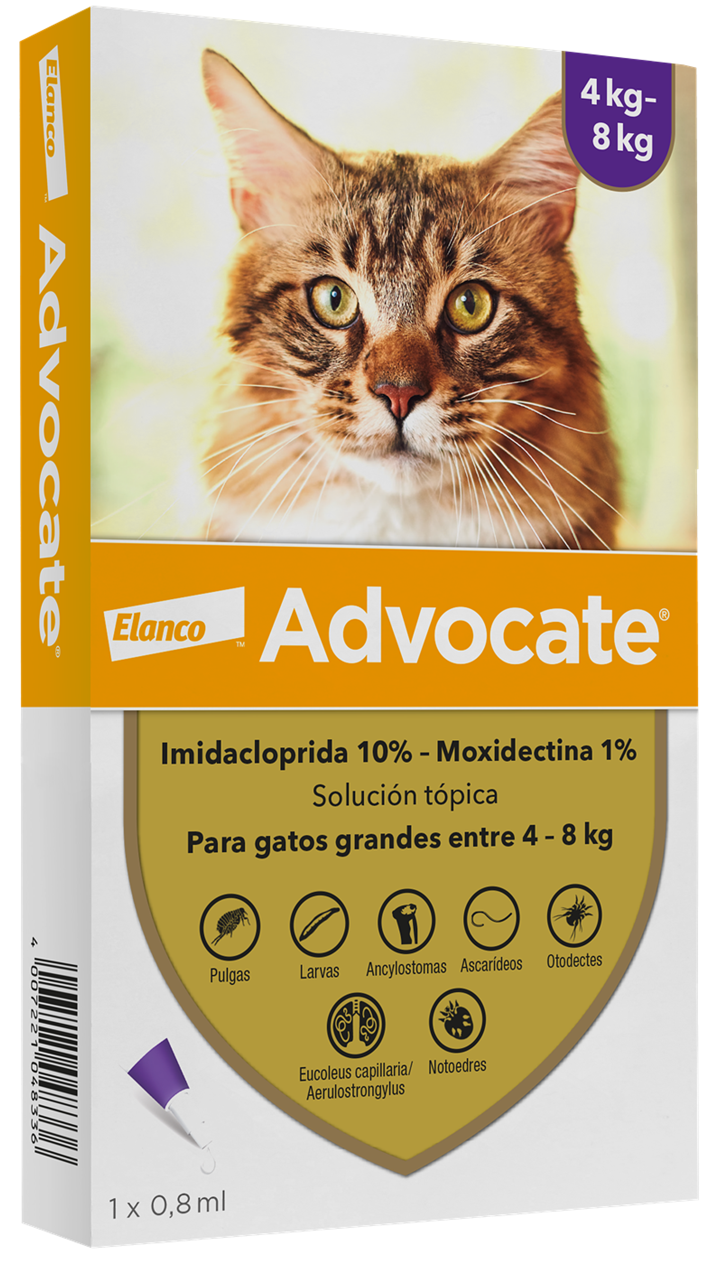 Advocate para Gatos Grandes 4 a 8kg  1
