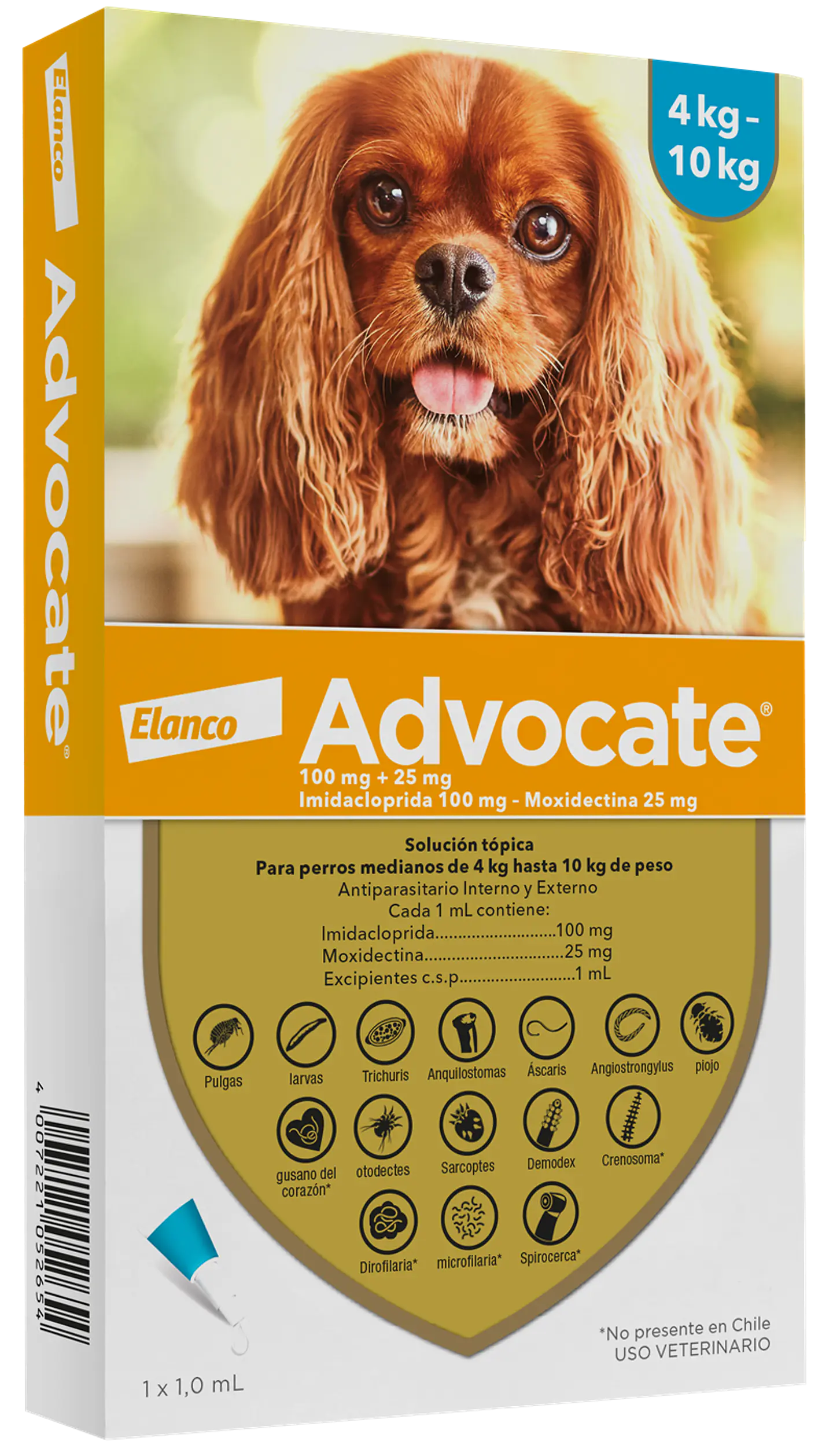 Advocate Perros 4 a 10kg - 1 pipeta  1