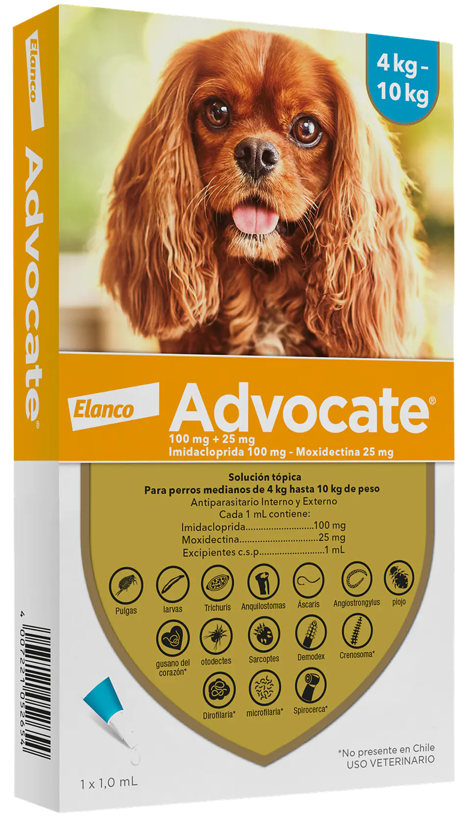 Advocate Perros 4 a 10kg - 1 pipeta  1
