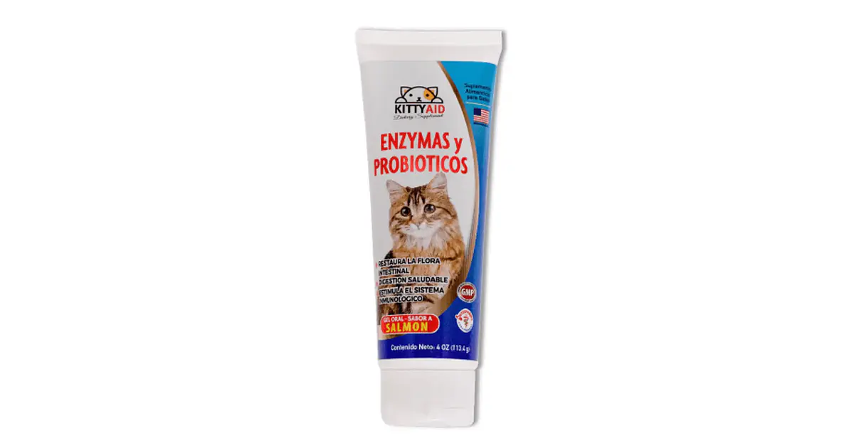 kitty様❾❻ Kitty Aid Enzymas y Probioticos en Gel - Salmon