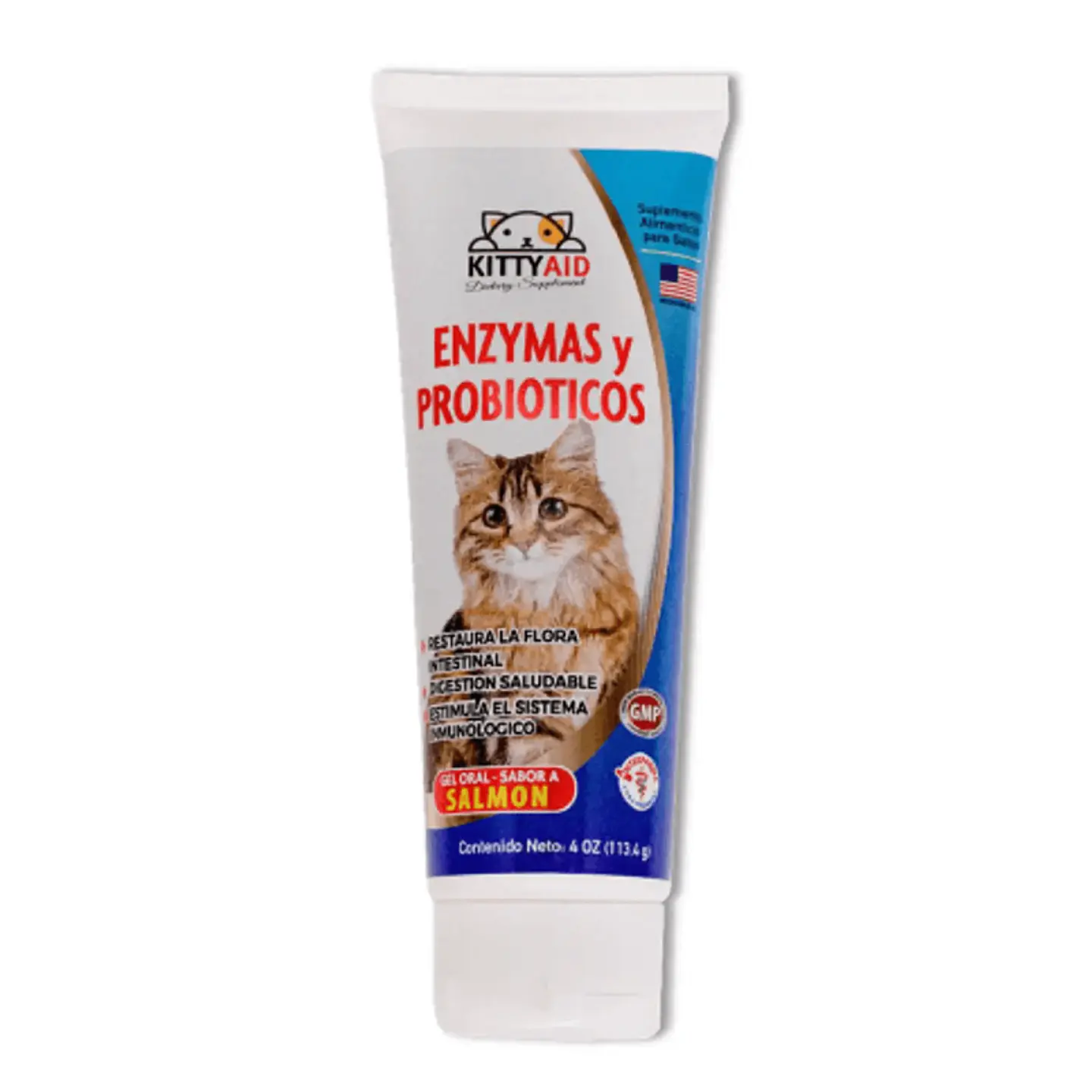 Kitty Aid Enzymas y Probioticos en Gel - Salmon 1