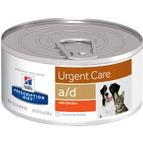 Hills Lata a/d Urgent Care para perros y gatos. 