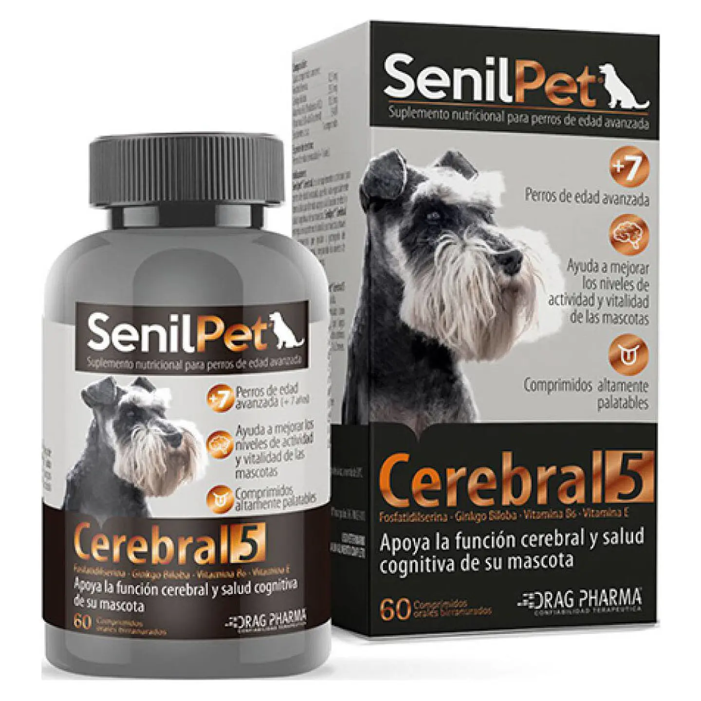Senilpet Cerebral 5 - 60 Comprimidos 1