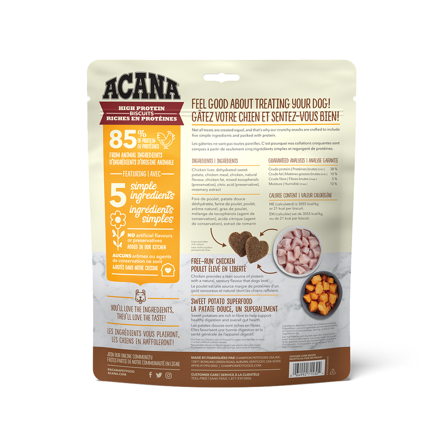 Acana High Protein  Biscuits 225gr 2