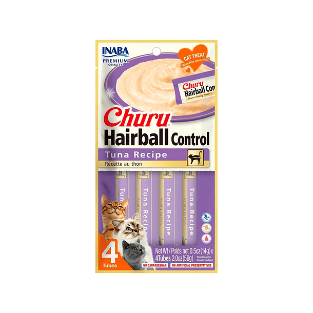 Churu Hariball Control - Tuna Recipe - 4 tubos