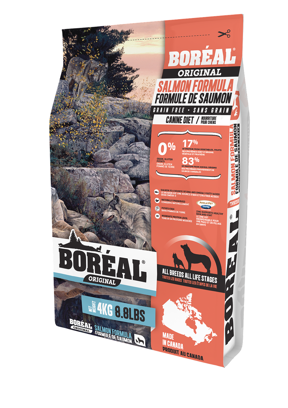 BOREAL - ORIGINAL PARA PERROS - SALMON 4KG 1