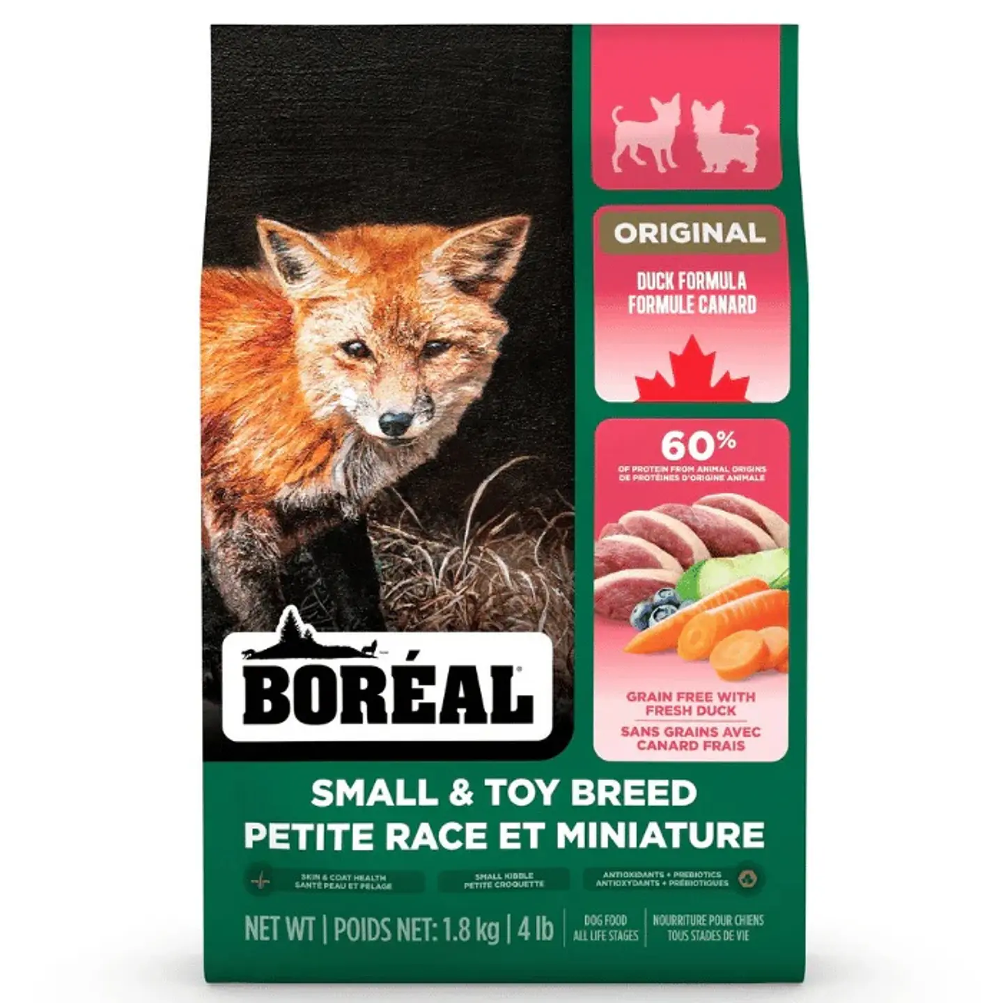BOREAL -  SMALL & TOY BREED DUCK 1,8KG  1