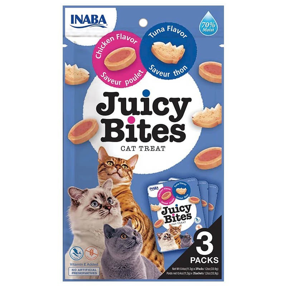 Juicy Bite Cat Treat Atun con Pollo   1