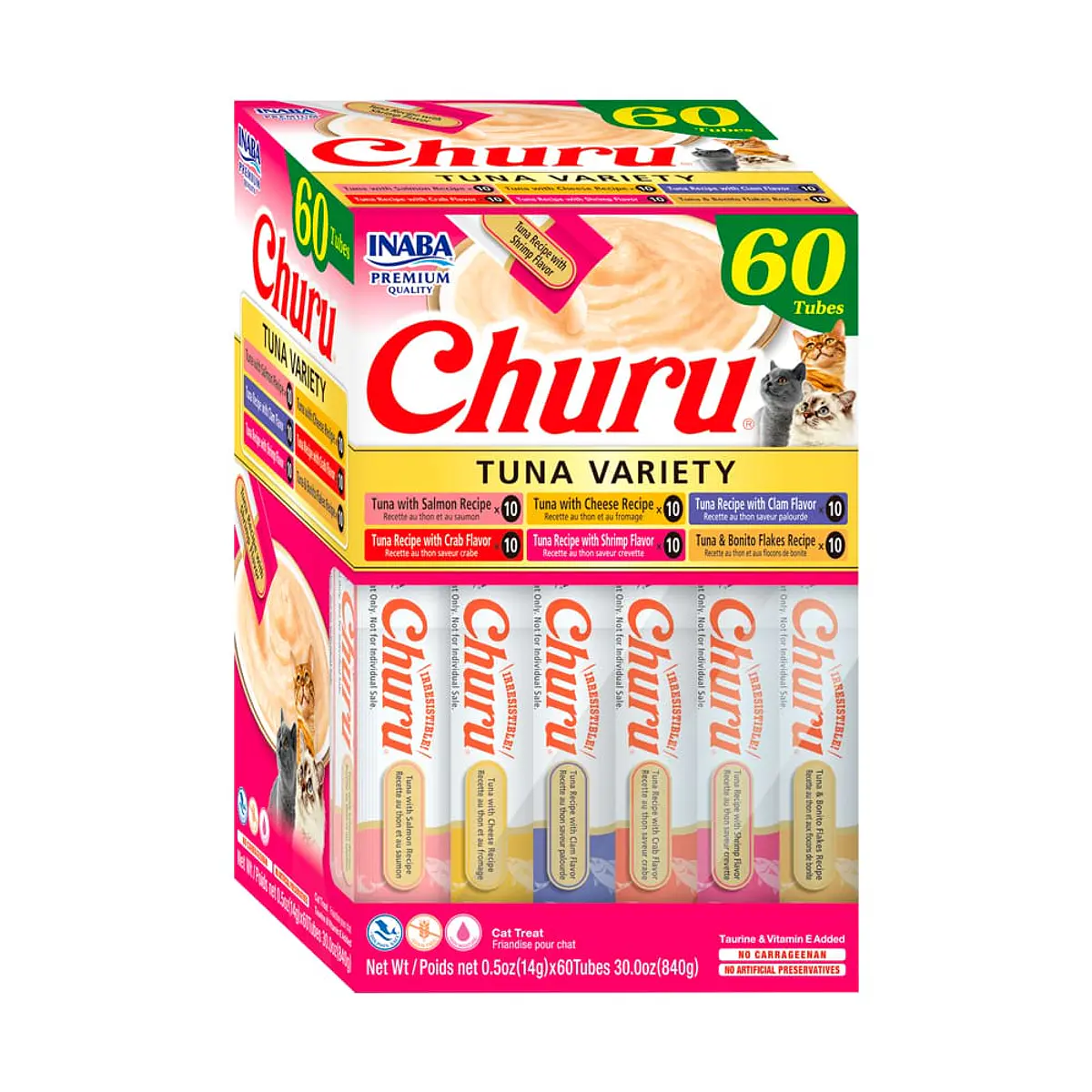Churus Variedades de Atun - 60 tubos