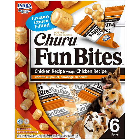 Dog Churu Fun Bites de pollo