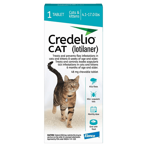 Credelio Gato - 2 a 8kg - 1 comprimidos