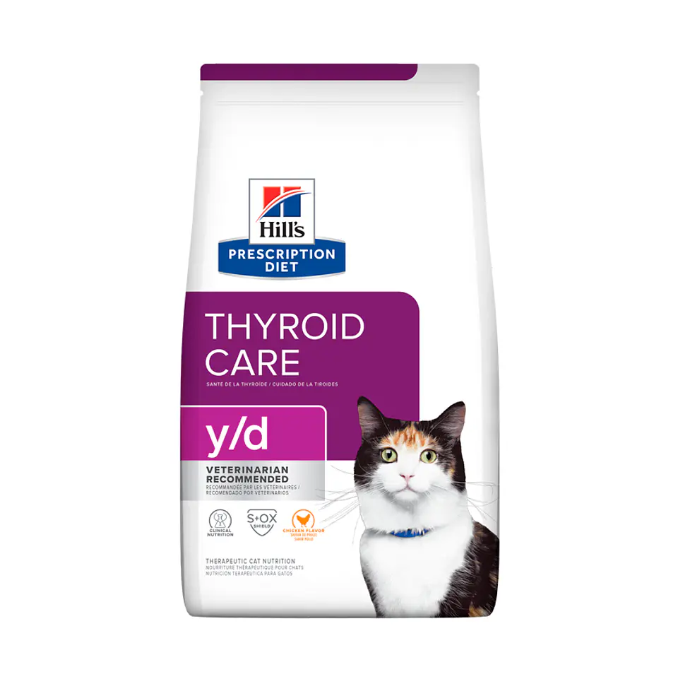 Hills Gatos Y/D Thyroid Care 1,8kg 1