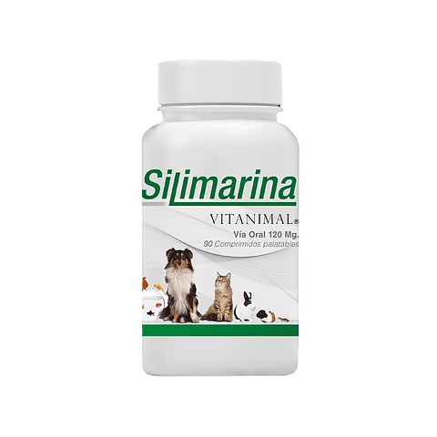 Silimarina 120mg - 90 comprimidos palatables