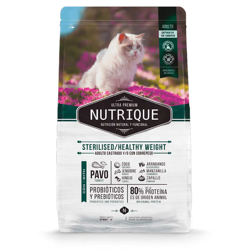 Nutrique Gato Esterilizado 2kg 1