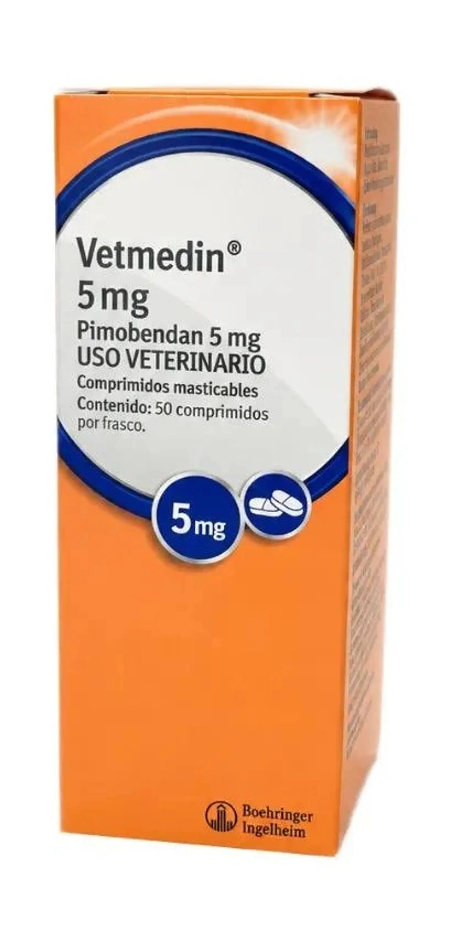 Vetmedine 5mg - 50 comprimidos 1