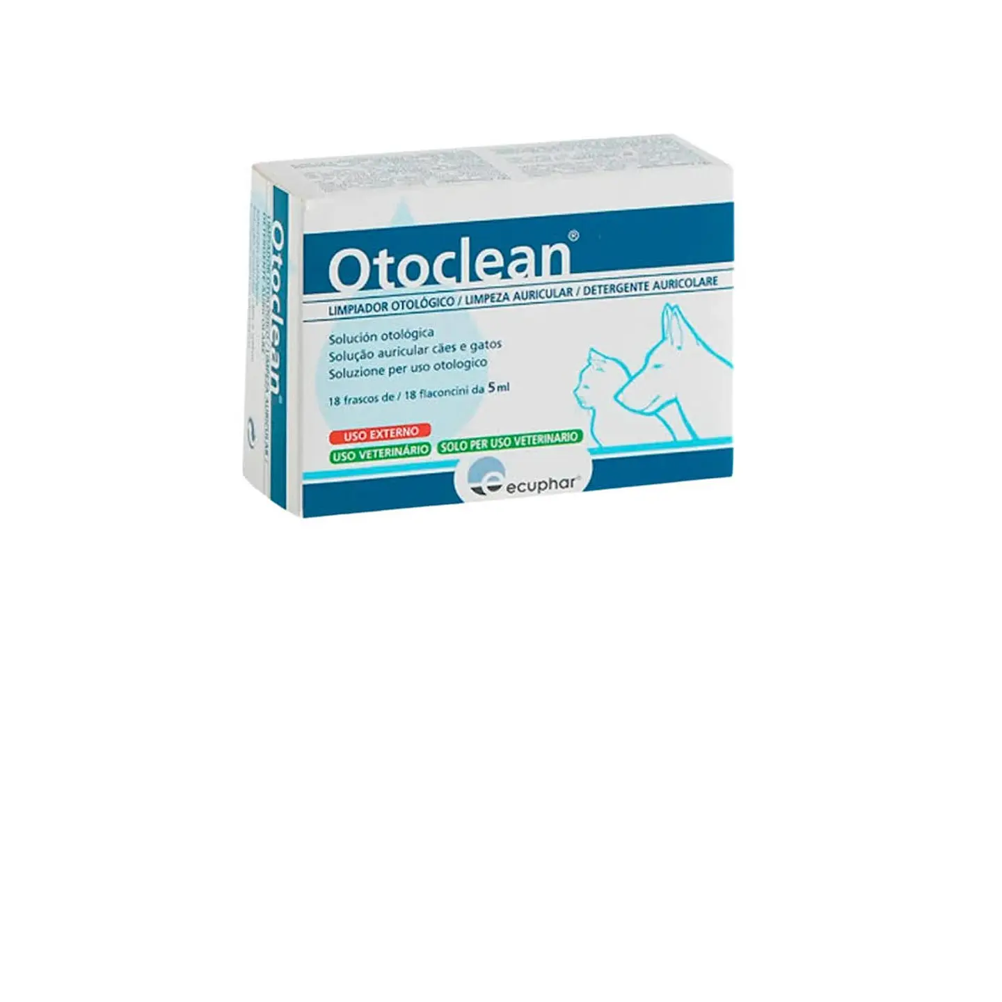 Otoclean  Limpiador Otico - 18 frascos de 5ml  1