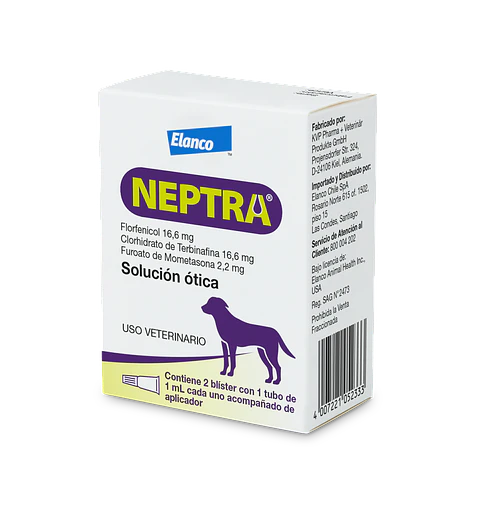 Neptra Solucion Otica para Perros - venta con receta