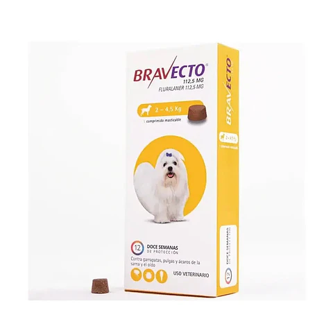 Bravecto 2 a 4,5kg -  3 meses 
