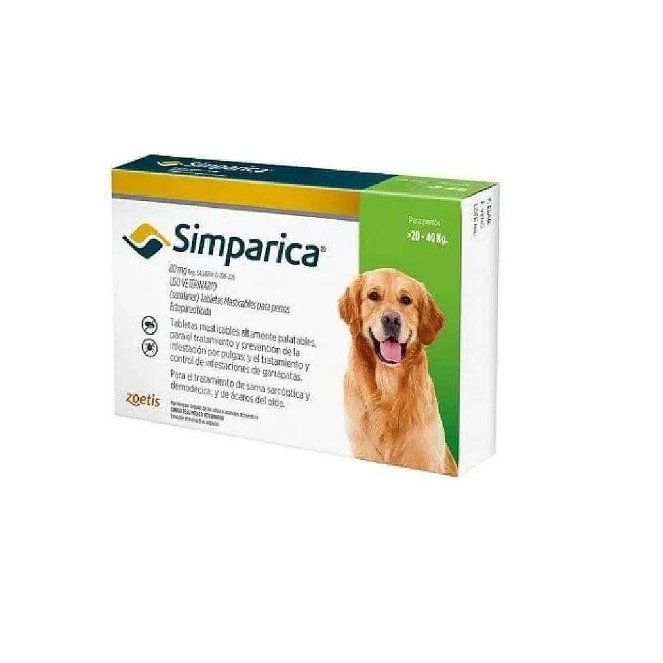 Simparica 20 a 40 kg - 3 comprimidios 1