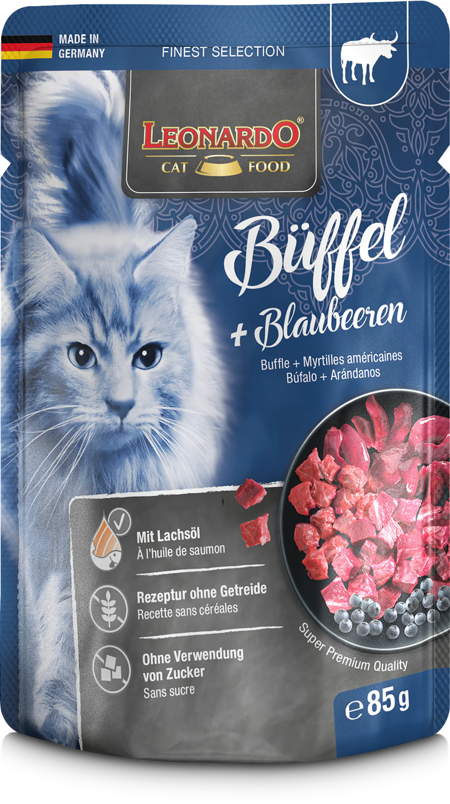 Leonardo Pouches Bufalo + Arandanos - 85g 1